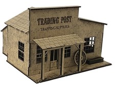 mdf, 28mm, laser cut, wargaming terrain, Old West building 1:56, western