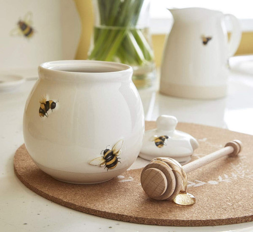 Bumble bee ceramic - ceramic, pot