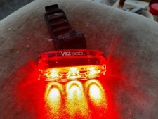 Cateye Viz 300 usb rechargeable rear light with charge cable hardly used.