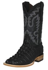 Mens Black Crocodile Alligator