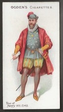 OGDENS-BRITISH COSTUMES 100BC TO 1904 (1905)-#17- TIME OF HENRY VIII 1540