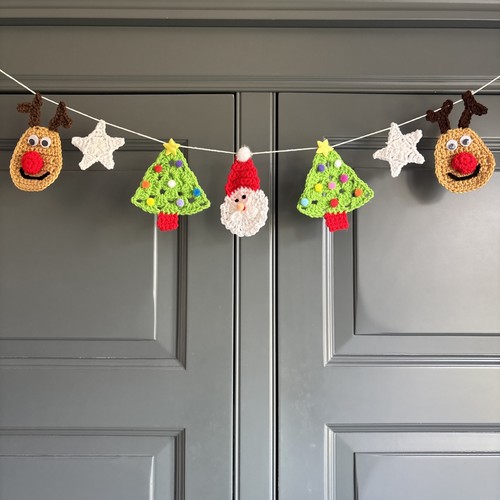 Christmas bunting garland - bunting, garland-