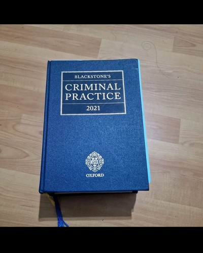 Blackstone criminal practice - blackstone's,