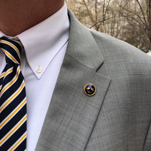 Three kings lapel pin royal - lapel,