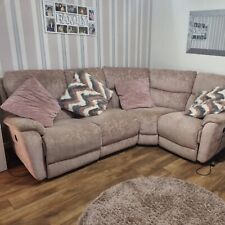 Used Pink Corner Sofa Unit In Good Condition