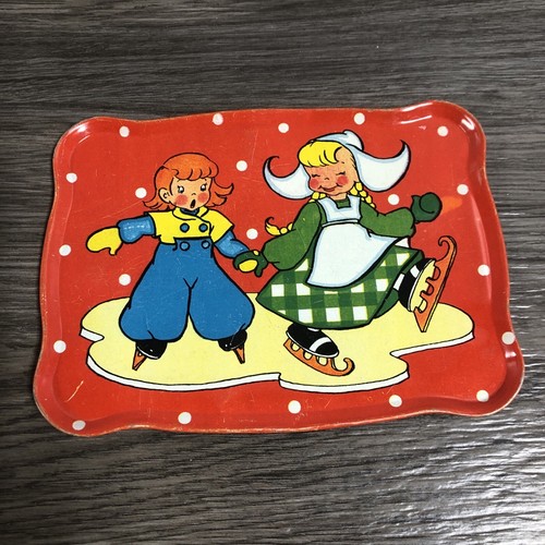 Vintage 1950 tin litho - vintage, 1950’s