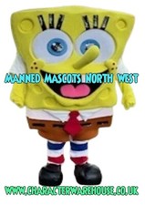 Hire  SpongeBob  Costume  Mascot Fancy Dress (Manned) Cheshire