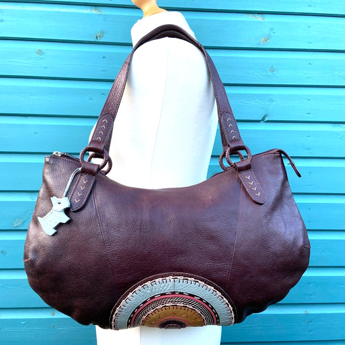 Radley dark brown leather - brown,