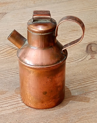 Vintage copper milk jug just - vintage,