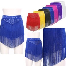UK Women's Fringe Mini Skirt