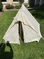 Vintage 1960s Beige Canvas Pup