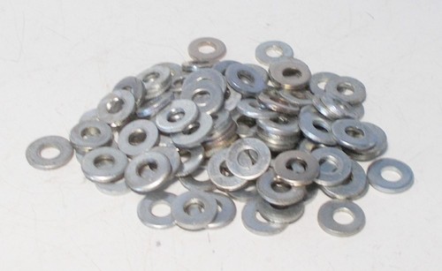 100 meccano washers zinc - 100, x