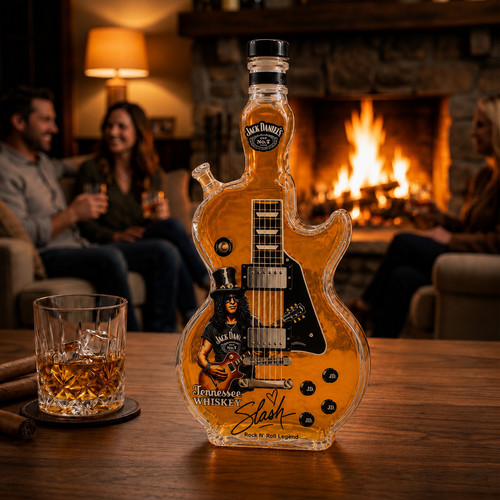 Guitar whiskey decanter - guitar, decanter,