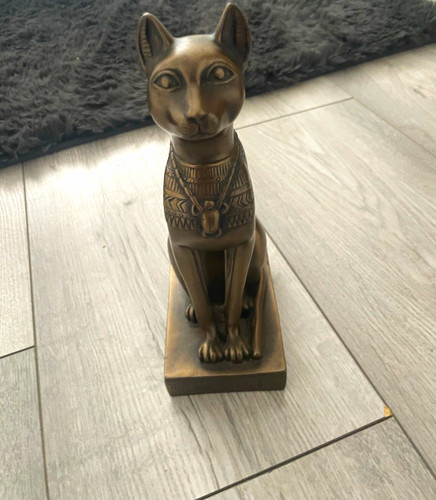Egyptian bastet cat statue - egyptian,