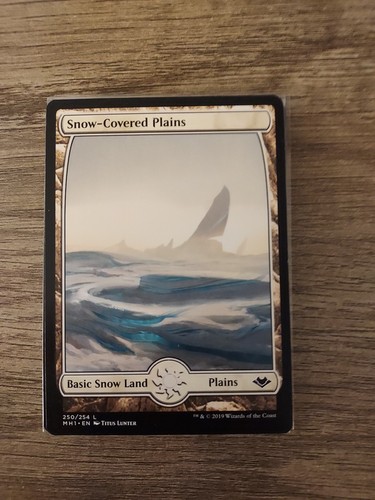 Snow covered plains - covered, modern