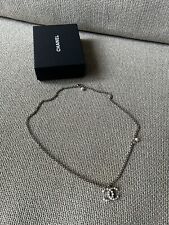 Chanel CC Logo Pearl Necklace 