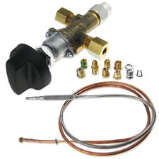 6mm HIGH LOW GAS CONTROL VALVE LPG PROPANE LP PROPANE GRILL GRIDDLE BAIN MARIE