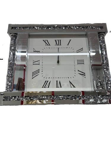 Mirrored wall clock - clock, crushed