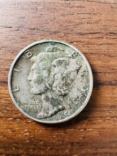 1944 usa mercury - dime, 10