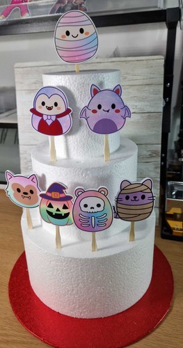 Halloween squishmallow cake - halloween,