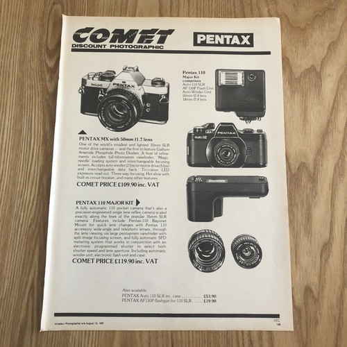 Cams102 magazine advert - cams102,