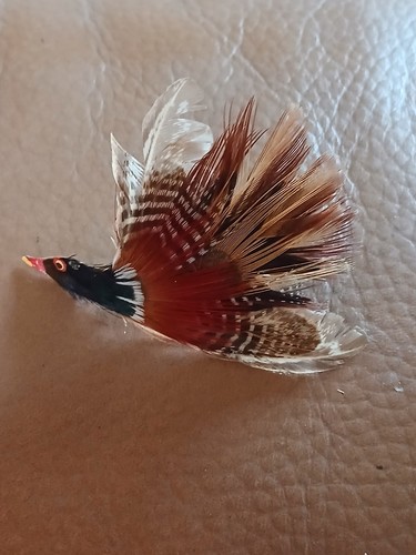 Vintage brooch pheasant - brooch,