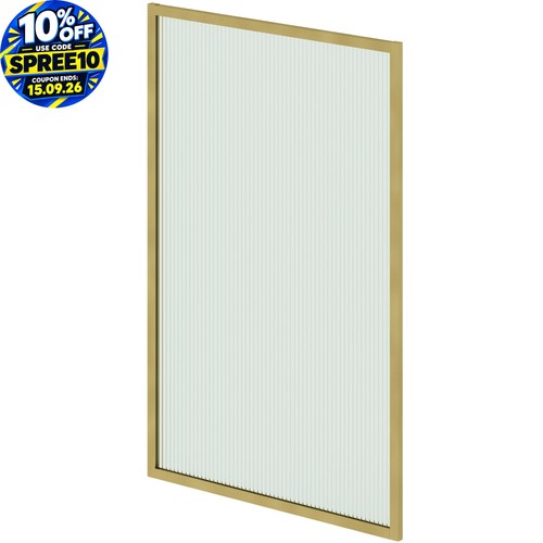 800mm brushed brass over - brushed,