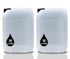 2 x 10L LITRE PLASTIC PETROL