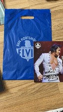 Elvis Presley Impersonator Ben Portsmouth Signed Photo And Bag