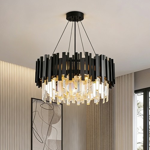 Modern crystal chandelier - k9,