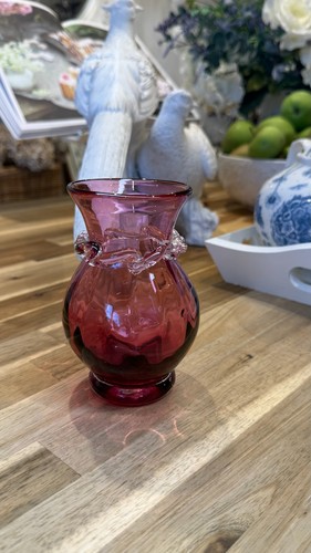 Vintage cranberry glass - vintage,