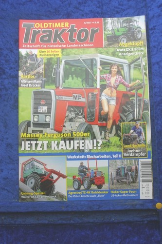 Vintage tractor deutz dx - tractor, 8/17