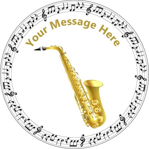Saxophone music personalised - saxophone,
