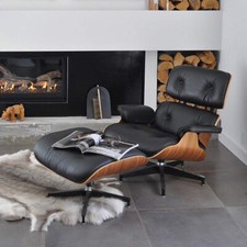 Walnut Eames Lounge Chair &