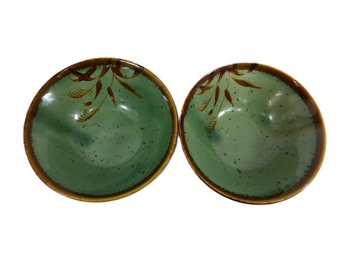 Pair hand painted - pair, of