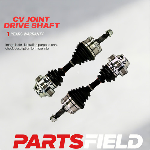 Pair drive shaft - x, cv