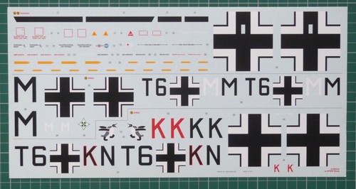 Decal sheet airfix a18002a - sheet,