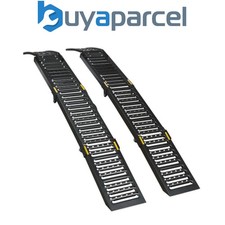 Sealey FCR500 Steel Folding Loading Ramps 500kg Capacity - Pair 