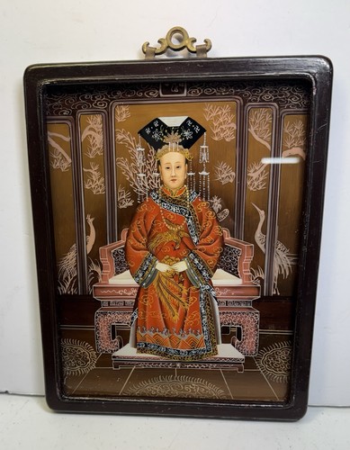 Vintage chinese emperor framed - chinese,