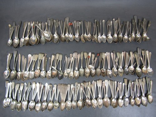 Job lot 250 mostly silver