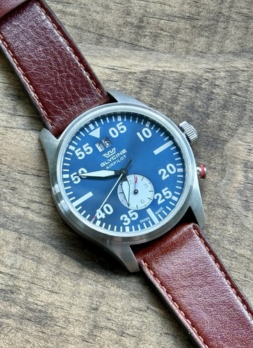 Glycine airpilot dual time gmt - time,