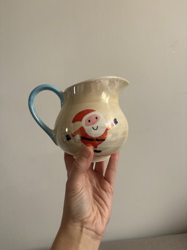 Hand painted vintage santa - hand,