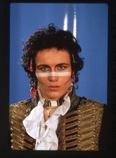 Adam Ant 1980's Glam Rock Tribal Costume Photo Shoot Original 35mm Transparency