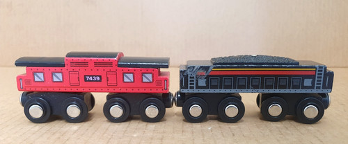 Wooden 7439 caboose coal - 7439, &
