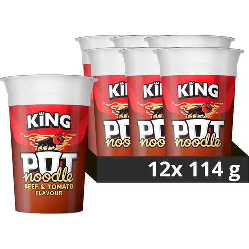 Pot noodle king - king, tomato
