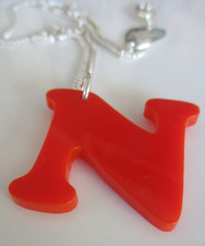 Tatty Devine Initial red N