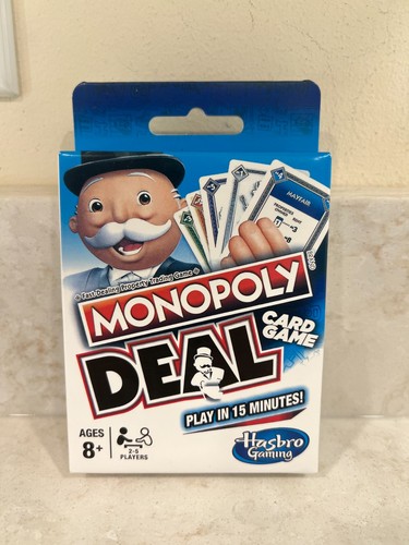 Monopoly deal card game hasbro - monopoly,