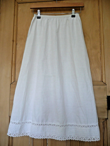 Vintage cotton half slip - vintage,