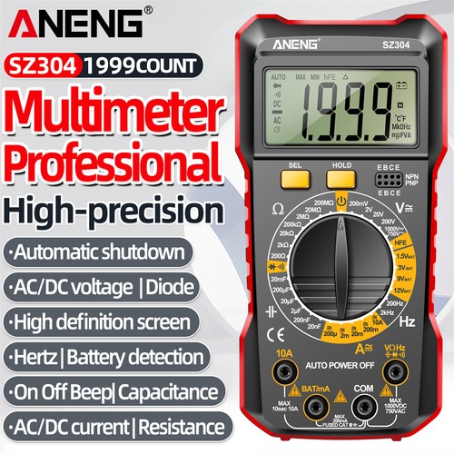 Portable digital multimeter - portable, ac