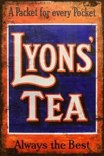 Lyon's Tea The Best, Aged Look